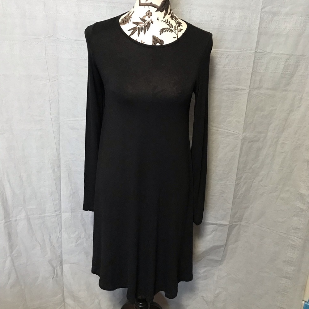 BLQ Long Sleeve Jersey Swing Dress